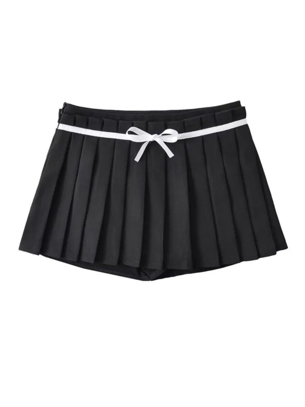 Faldas Cortas de Mujeres - Summer Elegante Mujer Falda Plisada Casual con la caña de Cintura Baja Skort Skort A -Line Femenina Extremadamente Corta