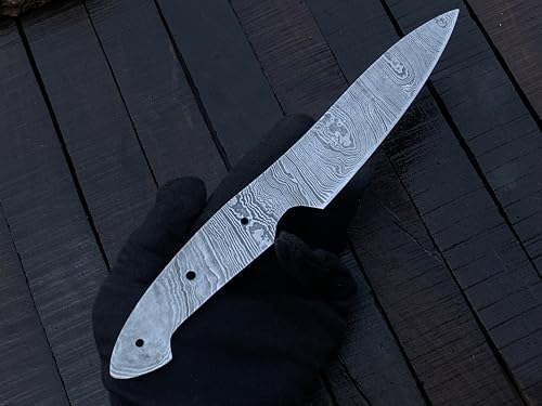 Jayger Handmade Kitchen Knife Blade | Vegitable Knife | Damascus Steel | Heat Treated | Shrap | (K-19) - Image 8