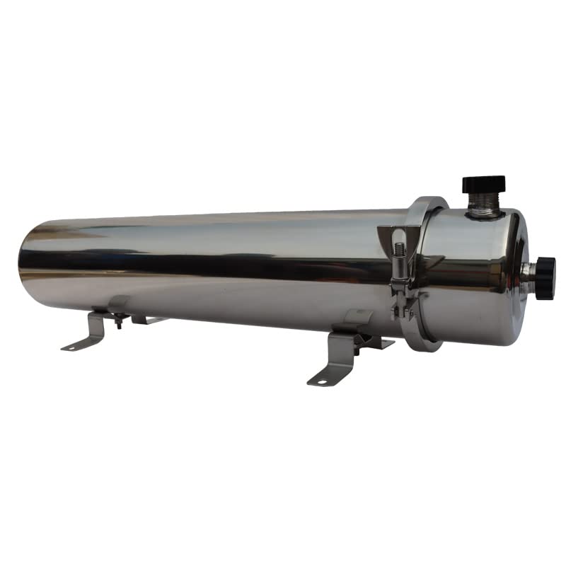 INTBUYING Stainless Steel Ultrafiltration Membrane Filter PVDF Ultrafiltration Membrane External Pressure Washable Water Purifier Whole House Water 2000L/H