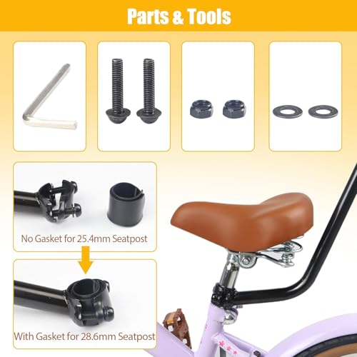 ZUKKA Fahrrad Training Universal Schubstange Trainer Handle Balance Push Bar Fahrrad Lernen Handle Push Bar für Fahrrad-Unisex Erwachsene,Schwarz