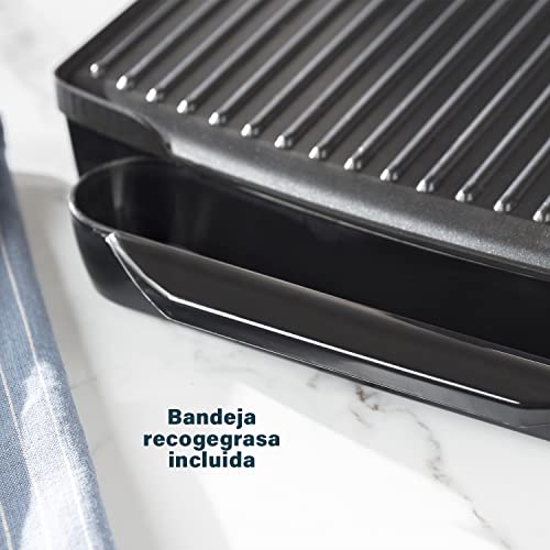 Plancha Grill Princess 112415 - 2000W Negro, Acero Inoxidable