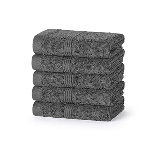 DARWEN STAR 100% 12 Pack Cotton Face Cloths 30x30 cm, Soft Absorbent Wash Cloths for Face Cleaning Baby Care & Makeup Removal - Image 2