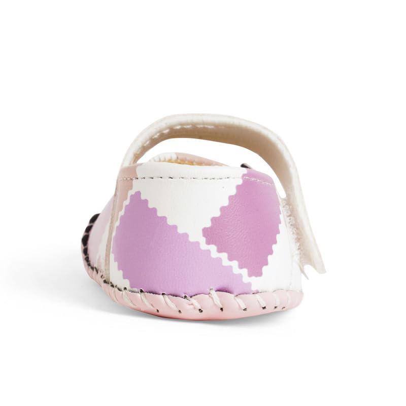 CHIU Belly Shoes With Check Print & Floral For Baby Girl's 4 41 y04uW+LL