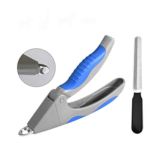 Adniac Dog Nails Clippers and Trimmer-Professional Pet Grooming Tool,Cat Nail Scissor,Sharp Blades,Safety Guard to Avoid Overcutting,Free Nail File