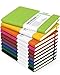 Dynta Hardcover Journal Notebooks, 10 Packs A5 Lined Journals Bulk for Writing 200 Pages/100Sheets, 8.4 x 5.8 inch, 10 Colors Classic Ruled Notebook for Work/Travel/College/Note Taking