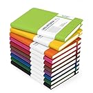 Dynta Hardcover Journal Notebooks, 10 Packs A5 Lined Journals Bulk for Writing 200 Pages/100Sheets, 8.4 x 5.8 inch, 10 Colors Classic Ruled Notebook for Work/Travel/College/Note Taking