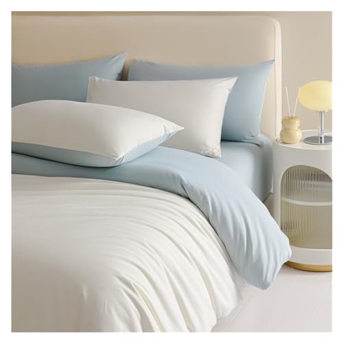 Housse de couette parure de lit 100 % coton doux et respirant pour toutes les saisons - 2