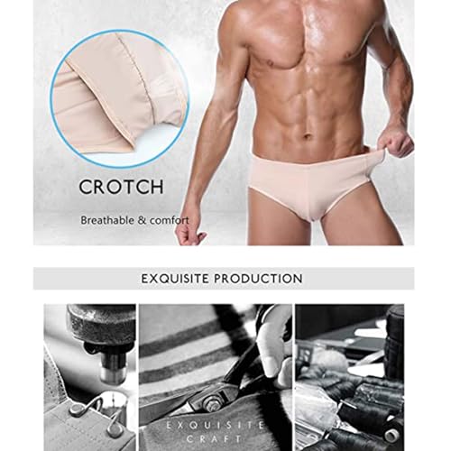 Mens Padded Underwear Butt Enhancer Shapewear Butt Lifter Boxers with 2Pcs Detachable Pads4
