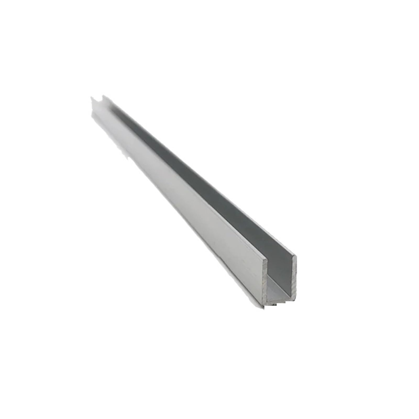 U Shape Aluminum U-Shape Aluminum, Outer Width 7mm, Length 50cm,Aluminum Alloy Glass Covered Edge Strip(7mm x 14mm x 1mm)