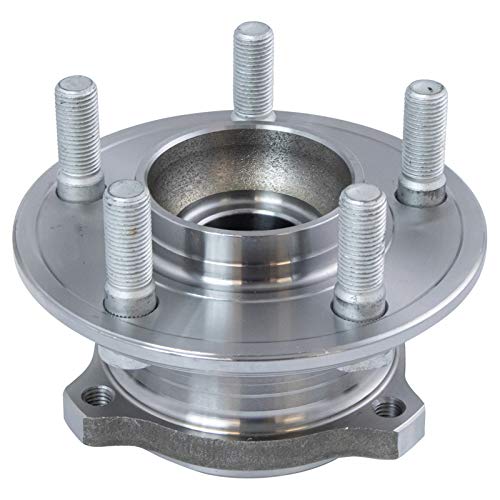 Image of TRQ Rear Driver and Passenger Side Wheel Bearing and Hub Assembly Set 2 Piece Compatible with 2015-2023 Chrysler 300 2015-2023 Dodge Challenger 2015-2023 Charger