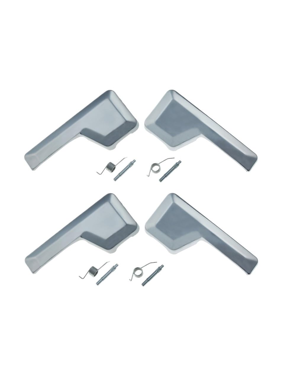 CGMIBOZ Chrome Interior Door Handle 7T4Z7822600BA, for Ford for Edge 07-11 for Lincoln MKX 2007-2011(4 pcs)