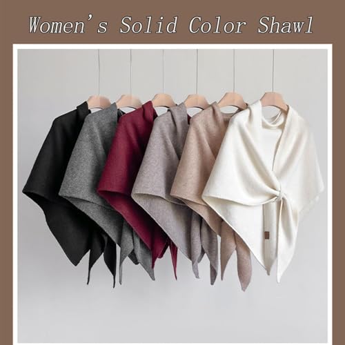 Apparent Shawl with Loop, Pashmina Wraps for Women, Gettoreach/Subsequenti/Curetoaway Scarfapparent Solid Color Shawl3