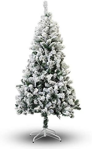 Perfect Holiday Christmas Tree, 6-Feet, Flocked Snow
