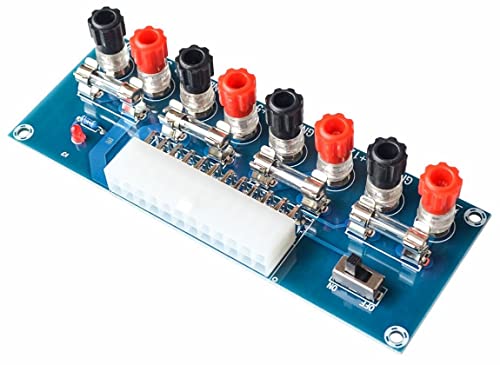 WWZMDiB XH-M229 24 Pin Benchtop Computer Power Board/Computer Chassis Power Supply Breakout Adapter ATX Transfer Board 3.3V 5V 12V