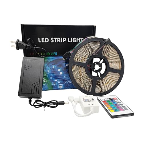 Tira de luz LED multicolor con control remoto miniatura 1