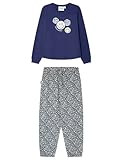 Women'secret Pijama de Manga Pantalón Largo Colección Multilicense Cottage, Navy, M para Mujer