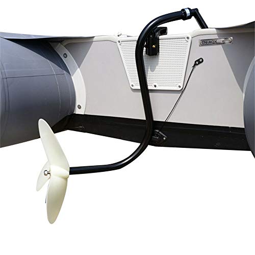 HYYKJ Boat Engine Propeller Hand Operated Outboard Motor Propeller Inflatable Boat Dinghy Trolling Rafting Motor Boat Propeller Designed to Push Small Watercraft in Both Forwards and Reverse - Thumbnail 2