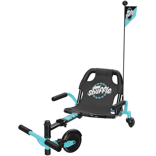 Razor Crazy Cart Shuffle – Kid-Powered Drifting Go-Kart for Ages 4+, Crazy Cart Drift Bar Technology, Adjustable Frame with 5 Length Settings