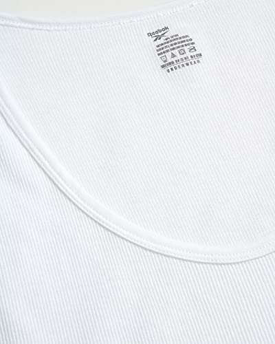 Reebok Men's 3 Pack Soft Cotton A Shirt Tank Top Undershirts - Big and Tall (2XL-4XL)4