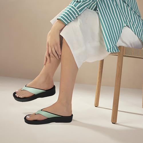 Image of AEROTHOTIC Original Orthotic Comfort Thong Style Flip Flops Sandals for Women with Arch Support for Comfortable Walk