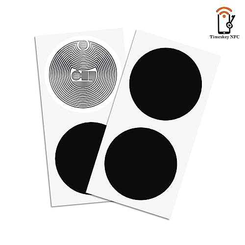 Étiquette NFC NTAG215 autocollante Timeskey NFC 504 Bytes lot de 10 pour Android et iPhone