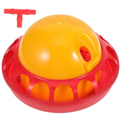 BEBEMOKO Automatic Chicken Water Feeder Durable Poultry Watering Device for Easy Use and Storage for Farm Supplies Lightweight and Space Saving for Chickens