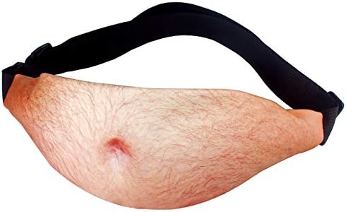 Dad Bag 3D Beer Belly Waist Pocket Hilarious Gifts for Christmas, White Elephant Tradition
