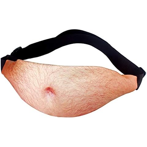 Dad Bag 3D Beer Belly Waist Pocket Hilarious Gifts for Christmas, White Elephant Tradition Cover
