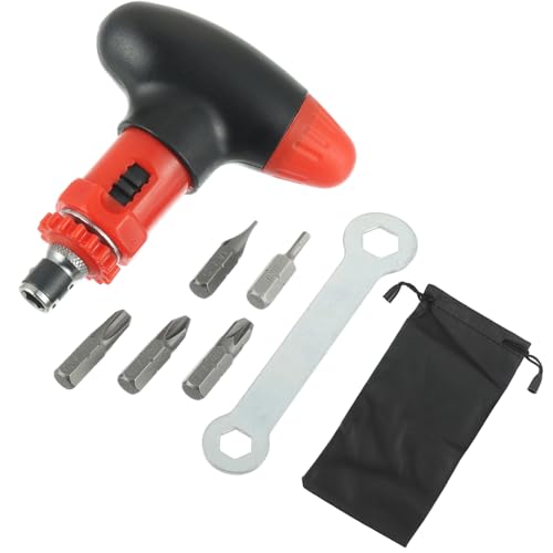 HUAREW Multi bit Ratchet Snowboard Screwdriver for Adjusting Bindings