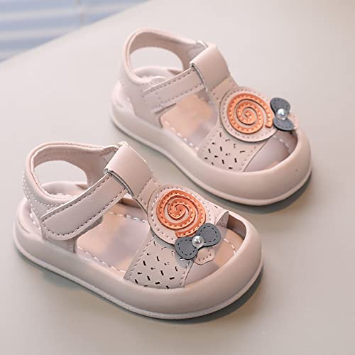 Infant Baby Girl Boy Sandals Summer Outdoor Casual Beach Shoes Cute Cartoon Newborn Toddler First (Red, 7 Toddler)2