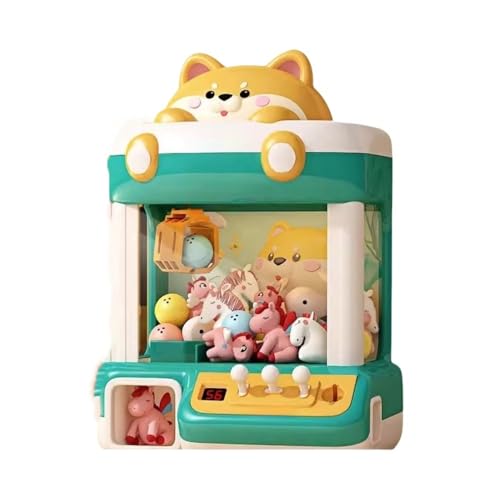 クレーンゲームおもちゃ かわいい犬グリーン+30
