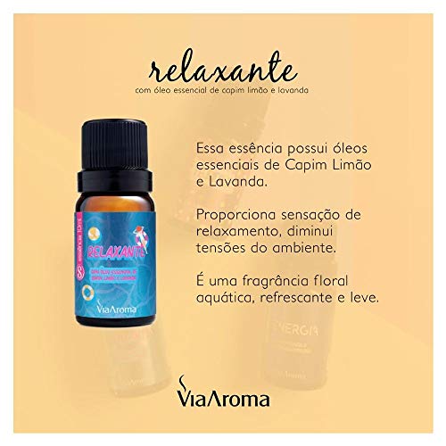 Via Aroma Essência Sensações 10ml - Relaxante