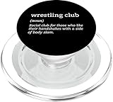 Photo Gallery pro wrestling club definizione divertente grappling amanti dello sport popsockets popgrip per magsafe Photo Gallery pro wrestling club definizione divertente grappling amanti dello sport popsockets popgrip per magsafe