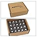 GAsupply 12x1.5 Chrome Lug Nuts, Closed End Bulge Acorn Lug Nuts Cone Seat 1.38