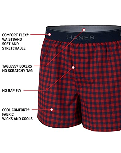 Hanes Boys' Boxer Briefs W/Comfortsoft Waistband, Assorted 4-Pack4