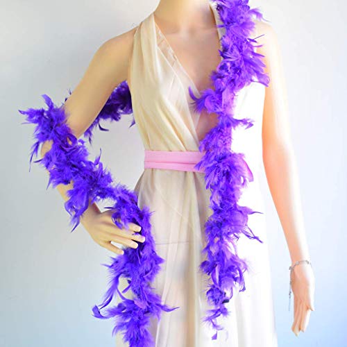 Obmwang 8Pcs Assorted Colors Feather Boas thumb #2