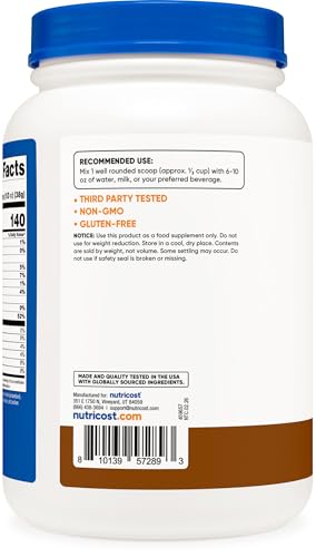 Image of Nutricost Whey Protein Isolate (Mocha) 2LBS