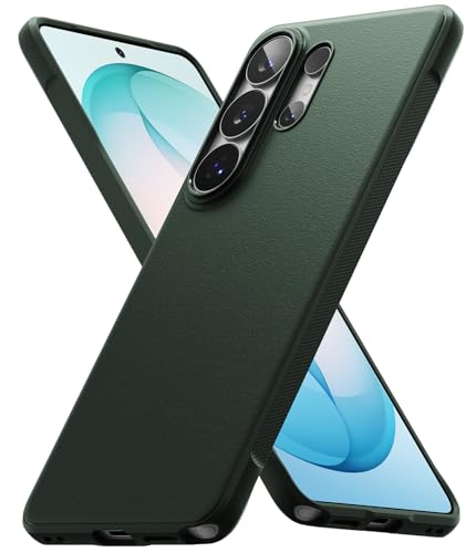 Image of Ringke Onyx for Samsung Galaxy S26 Ultra Case Back Cover [Anti-Fingerprint Texture] Slim-Fit Lightweight Shockproof Protective with Non-Slip Side Grip - Dark Green