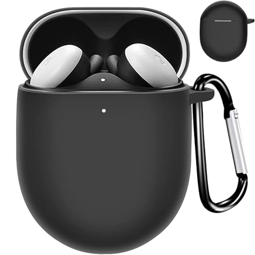 AIYYXX Pixel Buds Pro �P�[�X �S�ʕی� �s�N�Z���o�b�Y�v�� �P�[�X�y�J���r�i�t���z �L�Y�h�~ �ϏՌ� �h�� �h�o �����h�~ �����[�d�\ google pixel buds pro �P�[�X(Pixel Buds Pro �C�u���b�N)