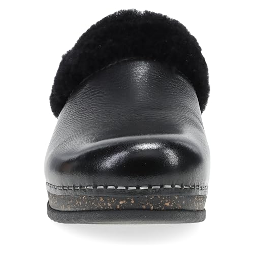 Dansko Magda Seasonal Comfort Mule Clog for Women on Patented Stapled Construction- Cozy Sweater Lining4