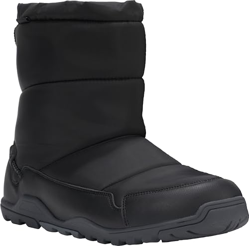 Xero Shoes Men's Alpine Pull-On Barefoot Snow Boots, Black, 9