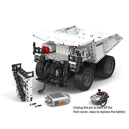 QIXIAOCYB XSuper Technics Ferngesteuerter Bergbau-Truck mit 4 Motoren, der Körper kann um 50 ° gedreht werden, 1383… – Bild 4