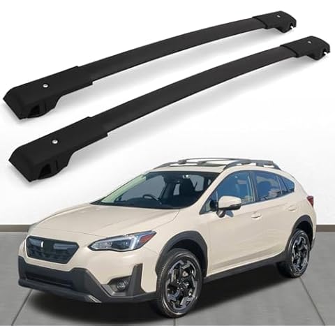 AUXPACBO Cross Bars Fits for Subaru XV Crosstrek 2013-2025 & Subaru Forester 2014-2024 & Subaru Impreza 2017-2023 & Subaru Outback Wilderness 2022-2025 Adjustable Roof Rack Crossbar Luggage Rack Cover
