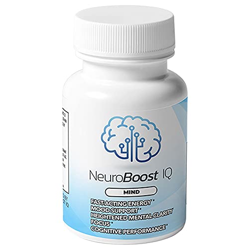 Neuro Boost IQ Supplement - Neuro Boost IQ Brain Supplement - Neuro Booster IQ Pills - Neuro Boost IQ Mind (60 Pills - 1 Month Supply)