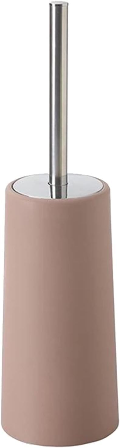Toilet Bowl Brush and Holder Long Handle Toilet Brush Bathroom Asseccories Set for Bathroom Cleaning and Storage Plunger(Coffee)