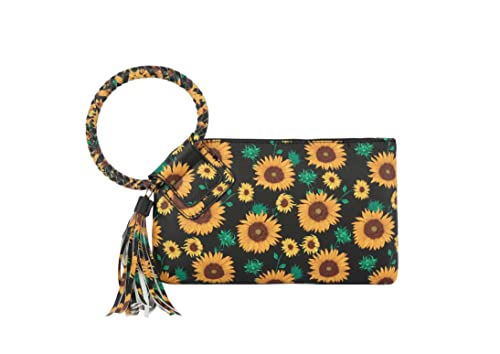 Image of Womens Clutch Purse Wristlet Wallet Evening w /Hand Strap Casual Formal Vegan Leather - Metro Muse