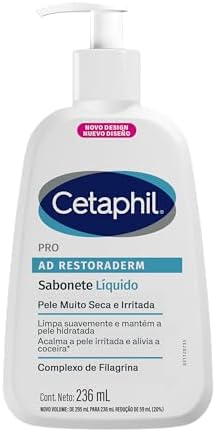 Cetaphil Pro AD Restoraderm Sabonete Líquido Hipoalergênico 236 m...