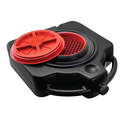 LUMAX Black LX-1632 15 Quart Drainmaster Pan and...