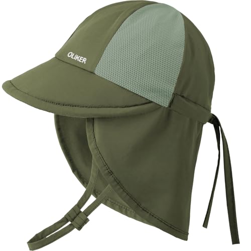 Baby Sun Hat with Breathable Mesh,UPF50+ Quick Drying Unisex Baby Toddler Sun Hat for Summer Outdoor Beach