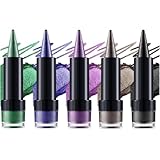 Set de Sombras de Ojos en Barra, 2 en 1 Diseño de Doble Punta con Crema, Sombra de Ojos en Barra Multiusos de Larga Duración Set de Delineador de Ojos para Looks de Ojos Versátiles #5PCS(06-10)